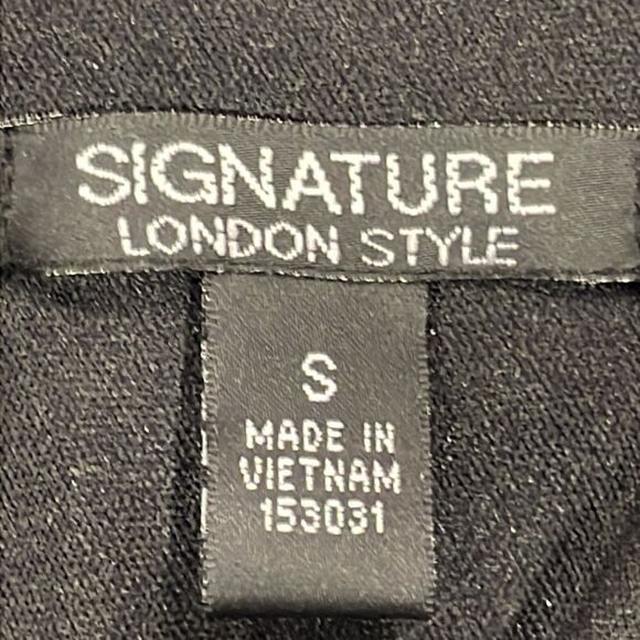 NWOT Signature London Style One Shoulder Dress. Size S small 4/6 - Picture 9 of 11